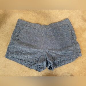 GAP Women's XXL Elastic Waist Denim Blue Colored Shorts w/Pockets